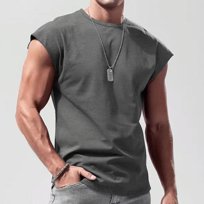 Summer Men's Mesh Gym Vest Quick Dry Loose Fitness Exercise Wide shoulder Sports Sleeveless Shirt Bodybuilding Tank Top