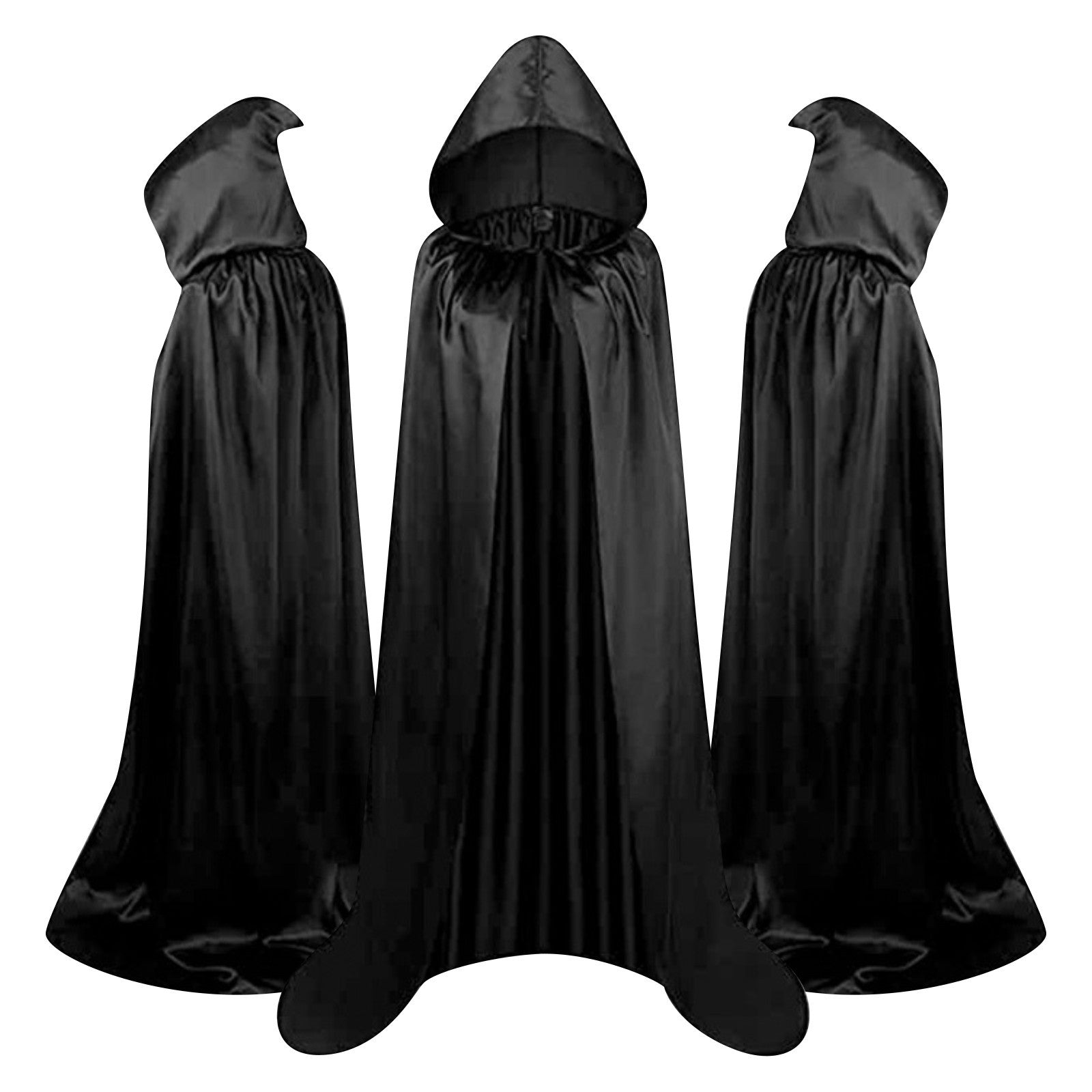 Halloween Cape Classic Fashion  Stand-Up Tie Hood Death Cape Masquerade Party Cosplay Cloak Costumes Accessories Props