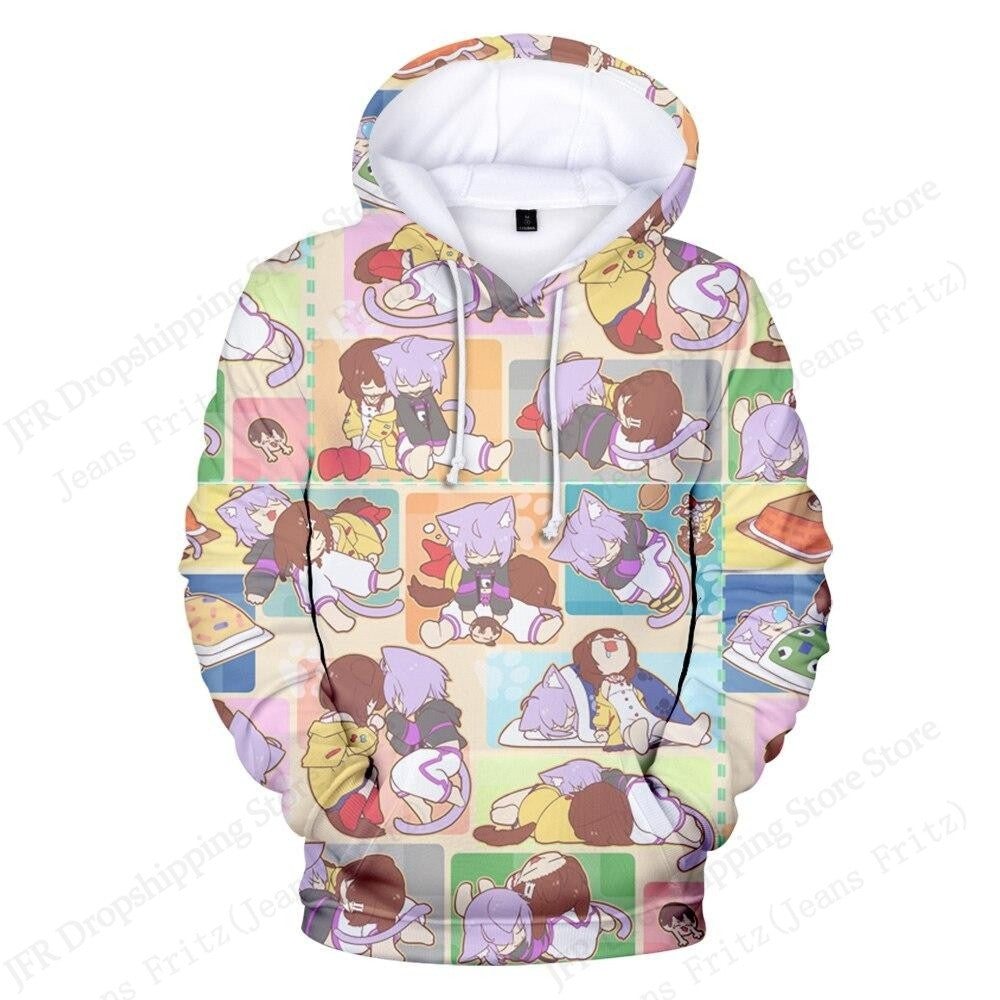 Hololive VTube Inugami Korone 3d Print Hoodie Men Women Fashion Autumn Winter Hoodie Sweatshirt Anime Tracksuit Men Clothing New