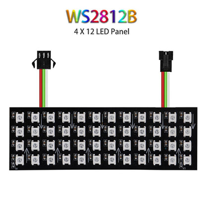 1~5Pcs WS2812B 8x8 16x16 RGB LED Digital Flexible Individually Addressable Panel Screen WS2812 8x32 Smart Pixel Module Matrix 5V