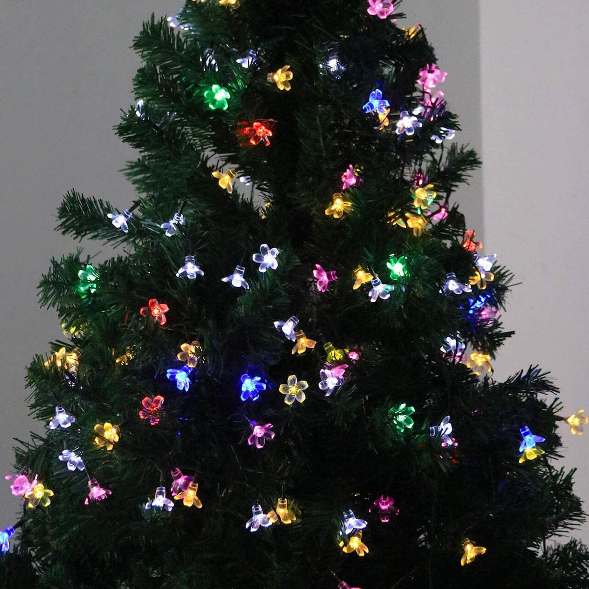 10/20M Cherry Blossom Garland Fairy Lights Indoor Christmas Decoration String Lights 200LED for Wedding Pink Party Decorations