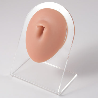1PC Soft Silicone Simulation 1:1 Ear Nose Navel Nipple Model Practice Piercings Tools Jewelry Display Teaching Tool Accessories
