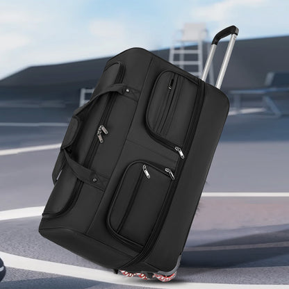 2025 Nova Moda Bolsa de Viagem Feminina Grande Capacidade Masculina Esporte Bolsa de Viagem Impermeável Bolsa com Rodas e Alça Bolsa de Viagem Sacola