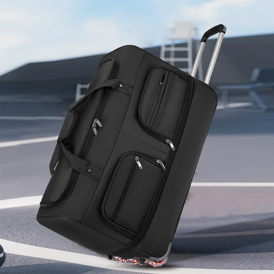 2025 New Fashion Travel Bag Women's Large-Capacity Men's Sports Bag Waterproof Travel Bag Roller Trolley Bag Duffel Bag