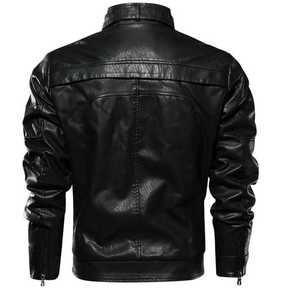 Mens Leather Jackets High Quality Classic Motorcycle Jacket Male Plus faux leather jacket men spring Drop shipping