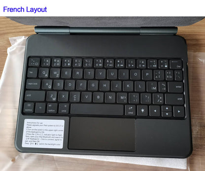 Capa Smart Magnetic Book Folio Magic Keyboard para iPad 11ª 10ª Geração 2025 iPad A16 11ª 11" A3354 A3355 A3356 A2696