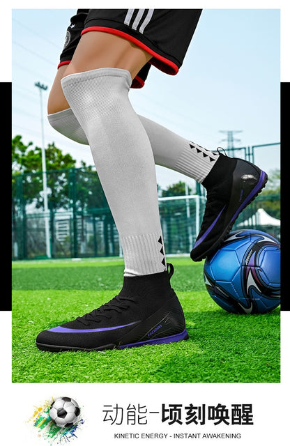 TF/FG Men Soccer Shoes Society Cleats Professional Indoor Football Field Boots Fast Training Outdoor Football Shoes Sneaker
