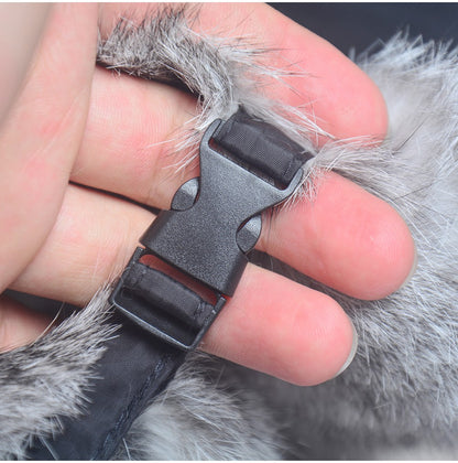 New Russia Winter Real fur Hat Men Outdoor Windproof Super Warm Real Rabbit Fur Bomber Hats Natural Soft Natural Rabbit Fur Caps