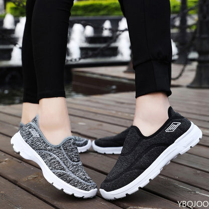 New Women's light Shoes Soft soled Breathable Sneakers Casual middle elderly shoe Couple's Anti slip comfort shoes Zapatos Mujer