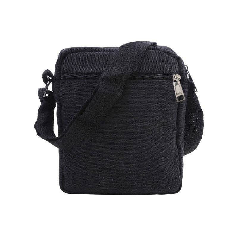 Multifunctional Men's Shoulder Bag Flap Solid Color Casual Messenger Canvas Travel Male Crossbody Bags