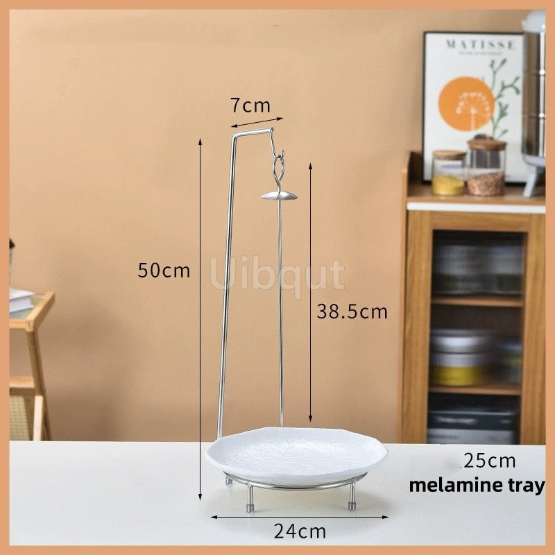 Kebab Barbecue Rack BBQ Cookware Roaster Rack Grill Vertical Stand Spanish outdoor BBQ Skewer Rack for Picnic Party Meat Sausage