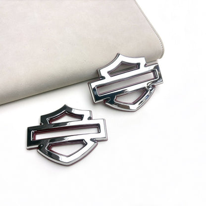 Adesivos Metálicos 3D Acessórios Para Motocicletas Emblema Logo Decalques Adesivo De Decoração De Crachá De Corpo Lateral Para Tanque De Combustível Para Harley Davidson