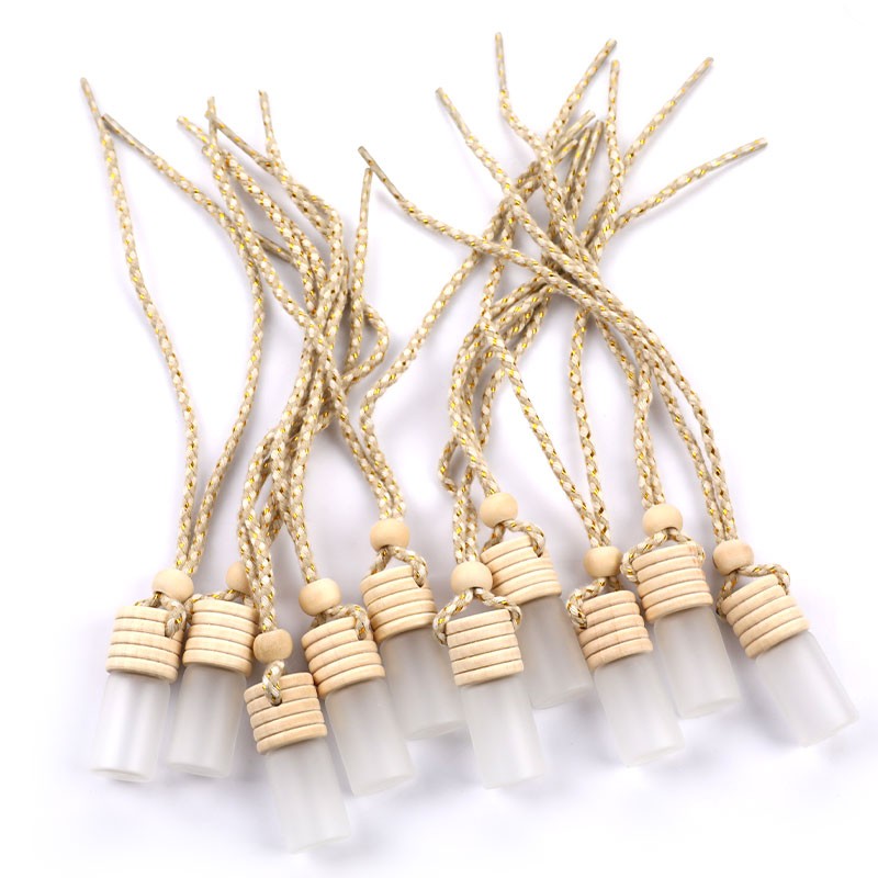 10 Pcs 5ml Car Perfume Bottle for Essential Oils Air Freshener Auto Ornament Car-styling Perfume Pendant Hot Car Accessories