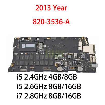 Placa-mãe Original A1502 para Macbook Pro Retina 13" Placa Lógica A1502 2013 2014 2015 820-3536-A 820-3476-A 820-4924-A