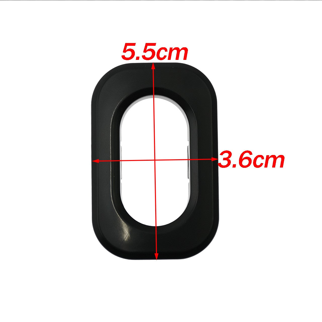 Tampa de Preenchimento do Furo da Antena ABS de Motocicleta Preto/Cromo para Harley Touring Street Glide FLHX 2006-2019 Road Glide 2010-2019