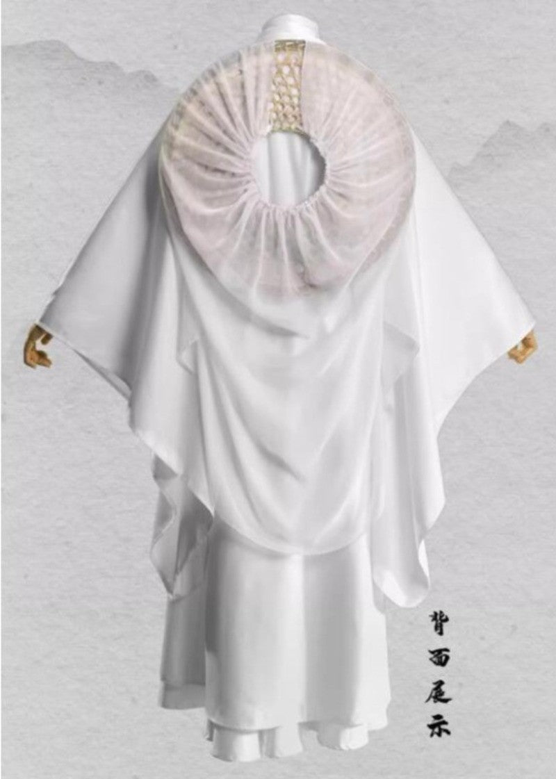 Xie Lian Cosplay Costume Tian Guan Ci Fu Cosplay Xielian Wigs Bamboo Hat Prop Men Women Halloween Comic Full Set Anime Cosplay