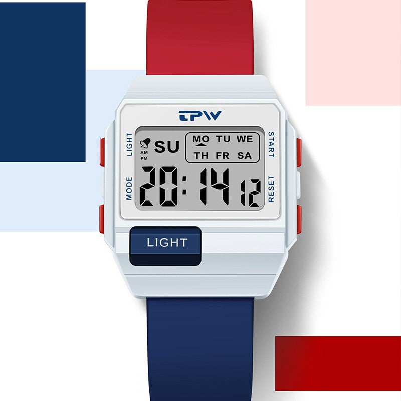 TPW 36mm Midsize Digital Watch For Women Teenage  Meter Water Resistant