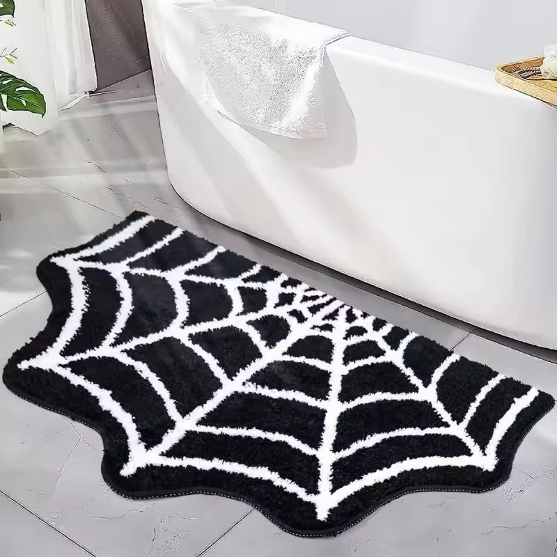 Halloween Shaped Imitation Cashmere Floor Mats Absorbent Bathroom Horror Entrance Door Mat Home Decoration