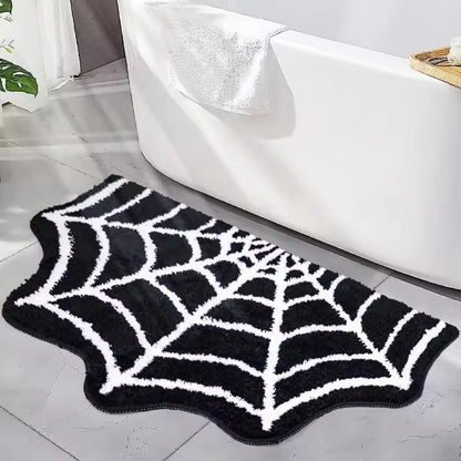 Halloween Shaped Imitation Cashmere Floor Mats Absorbent Bathroom Horror Entrance Door Mat Home Decoration