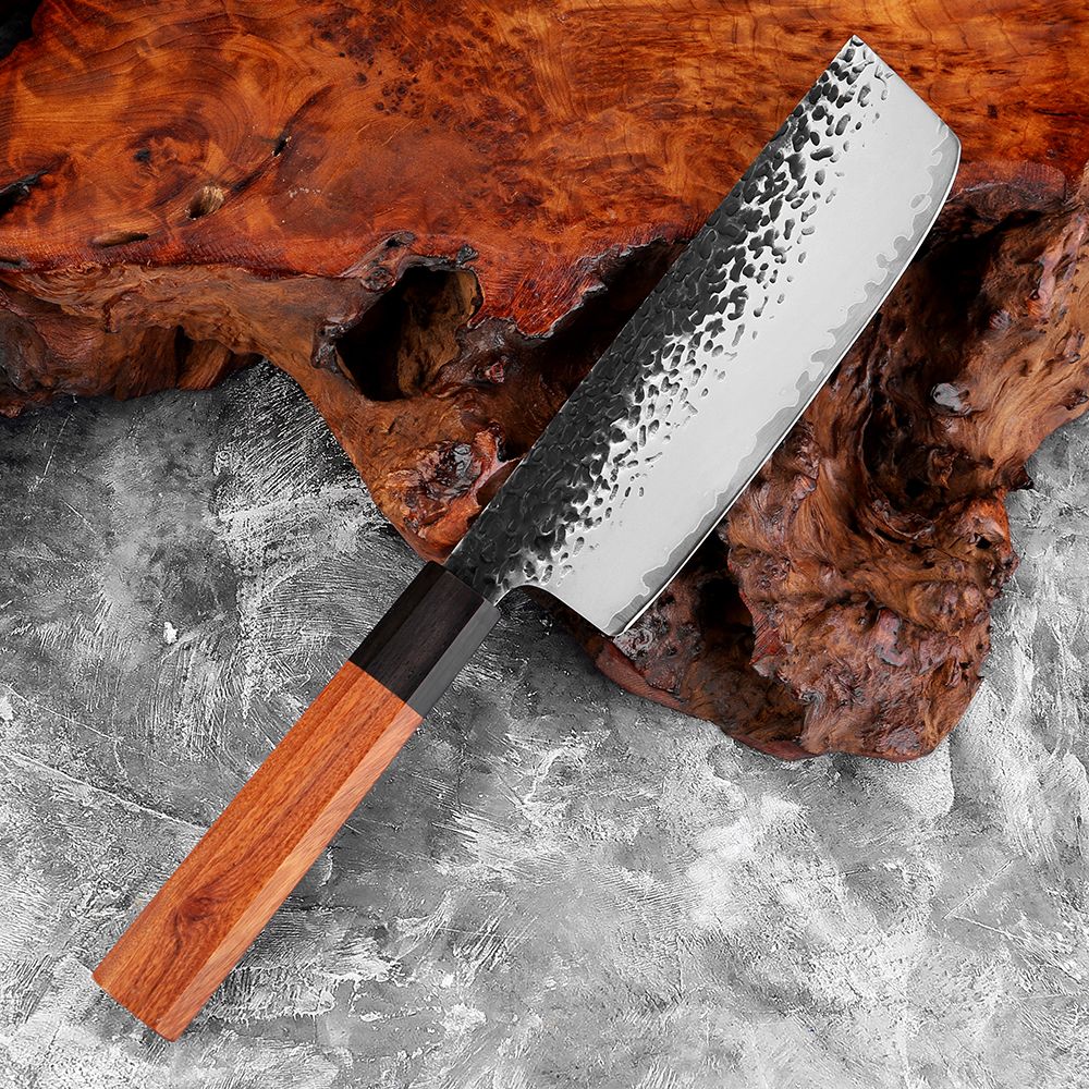 1-7 PCS Knife Set,Professional 3-Layer Composite Steel Kitchen Knives Set,Ultra Sharp Japanese Chef Knife with Octagonal Handle