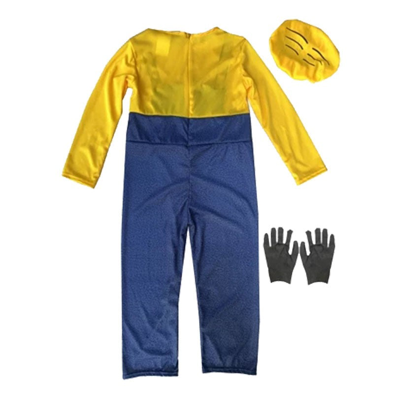 Anime Movie Character Jumpsuit Dress Cosplay Costume Kids Children Men Women Halloween Costume ?