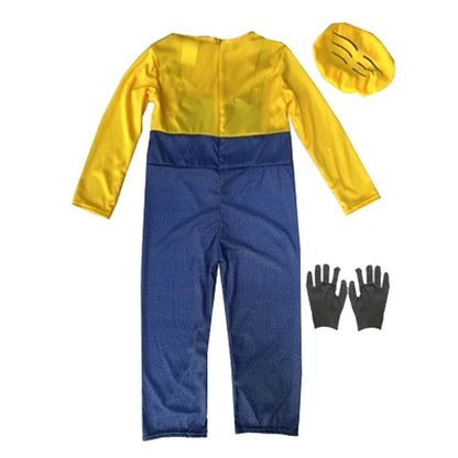Anime Movie Character Jumpsuit Dress Cosplay Costume Kids Children Men Women Halloween Costume ?