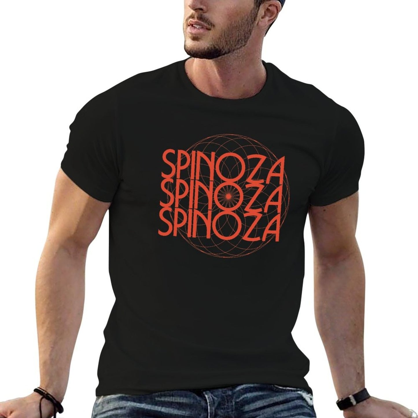 Spinoza T-Shirt t shirts for man graphic tees black cotton t-shirt plain for man package man t shirt luxury T-Shirt