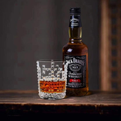 1 Copo de Uísque, Copos Tumbler para Whisky On the Rocks, Vidraria para Coquetéis, Scotch, Bourbon, Gin, Vodca, Conhaque