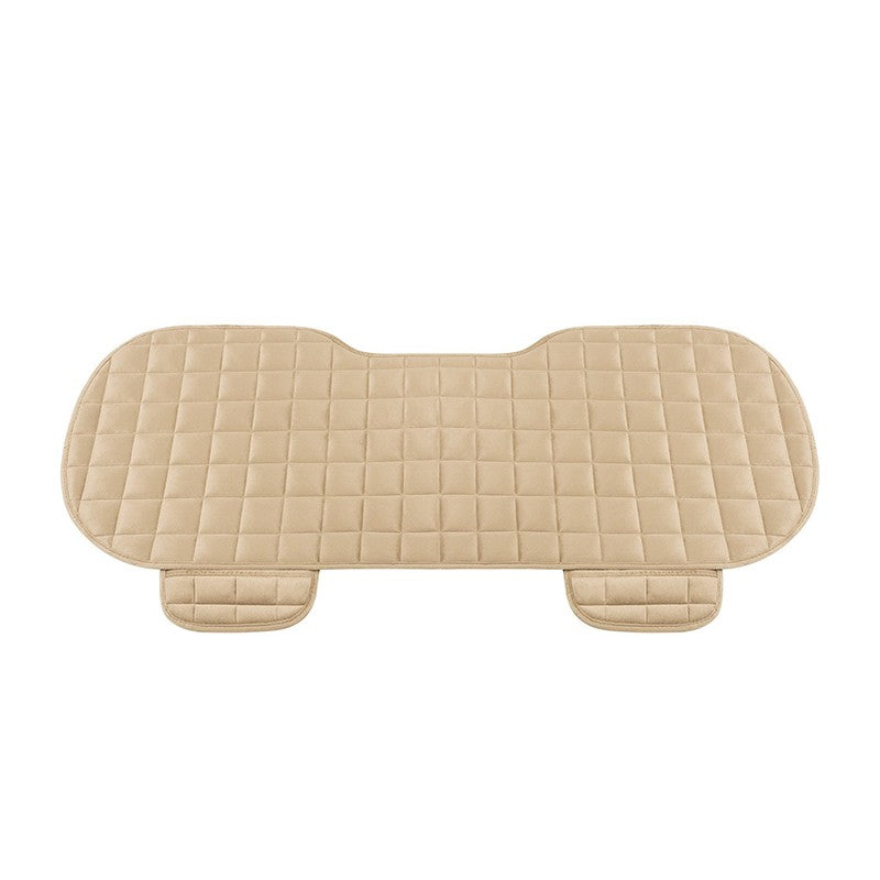 Car Seat Cover Front Rear Flocking Cloth Cushion Non Slide Winter Auto Protector Mat Pad Keep Warm Universal Fit Truck Suv Van