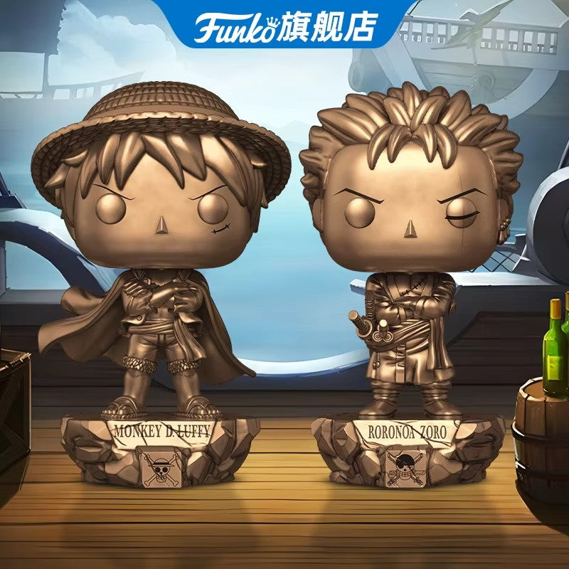 Série de 25º Aniversário de One Piece, Boneco de Ação Usopp Nami, Funko Pop, Personagem de Anime, Modelo de Coleção, Edição Limitada, Presente Original