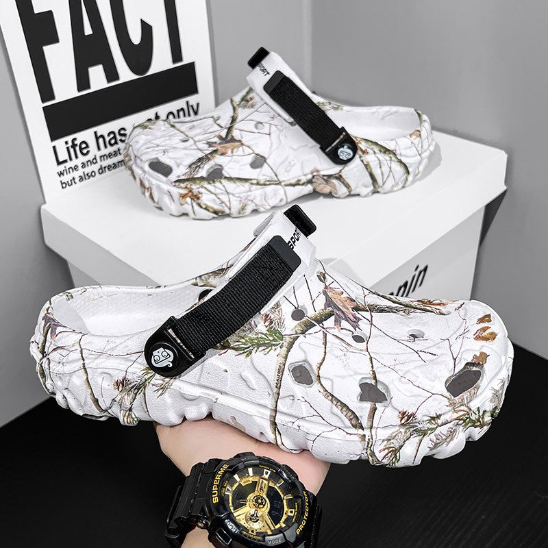 Men Shoes Slippers Men Garden Flat Sandals Platform Sandals Man Summer Sandals 2025 Male Sneakers Outdoor Flip Flops Home Clogs