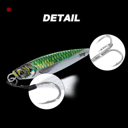 Hunthouse Metal Jig Isca de Pesca Afundando Jigging Lento 7g-80g Arremesso Isca Dura Água Salgada Artificial Lúcio Robalo Ferramenta de Pesca