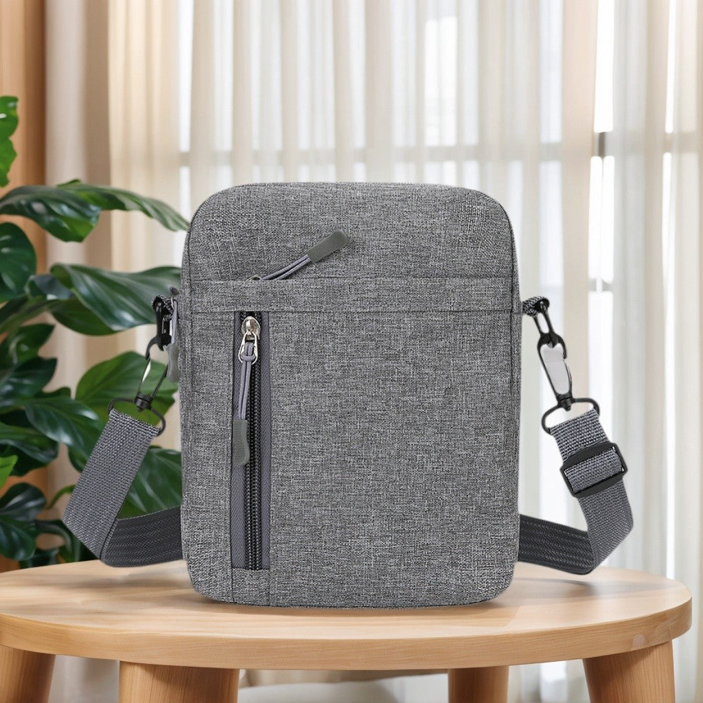 Multi Functional Men's Shoulder Bag, Waterproof and Wear-resistant, Large Capacity Crossbody Bag for Business Commuting