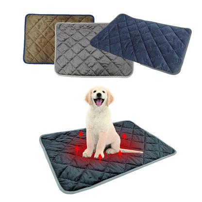 Almofada para Cama e Tapete para Pets 40x50CM Ninho de Gato e Cão Grosso Quente Almofada Térmica para Dormir Tapete Térmico Antiderrapante para Pets Macio Inverno