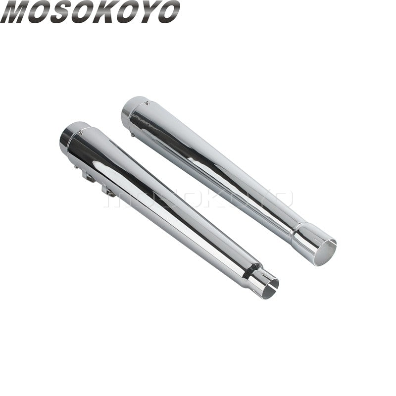Motorcycle Tappered Slip-On Exhaust Pipe For Harley Touring Street Road Electra Glide Road King FLHR FLHX FLTRX FLHTK 2017-2023