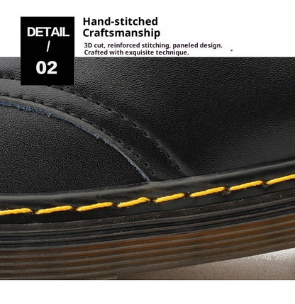 Fashion Men's Shoes Genuine Leather Unisex Casual Shoes Breathable Flat Driving Shoes Outdoor Non-slip Man Loafers Mens Shoes