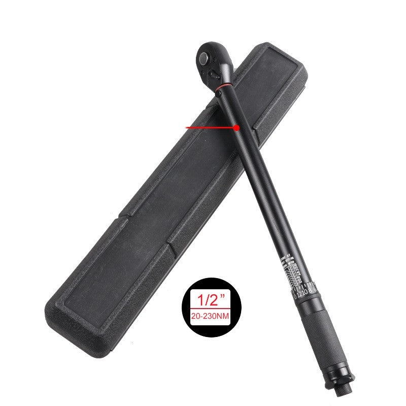 Chave de Torque Pré-definida 1/2'' 3/8'' 1/4'' com Encaixe Quadrado para Bicicleta, Catraca de Duas Vias para Carro, Moto e Ferramentas Manuais Automotivas