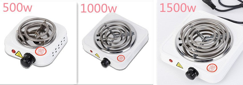 Fogão Elétrico 220V 500W Chapa Quente Queimador de Ferro Cozinha Doméstica Aquecedor de Café Eletrodomésticos Plugue UE