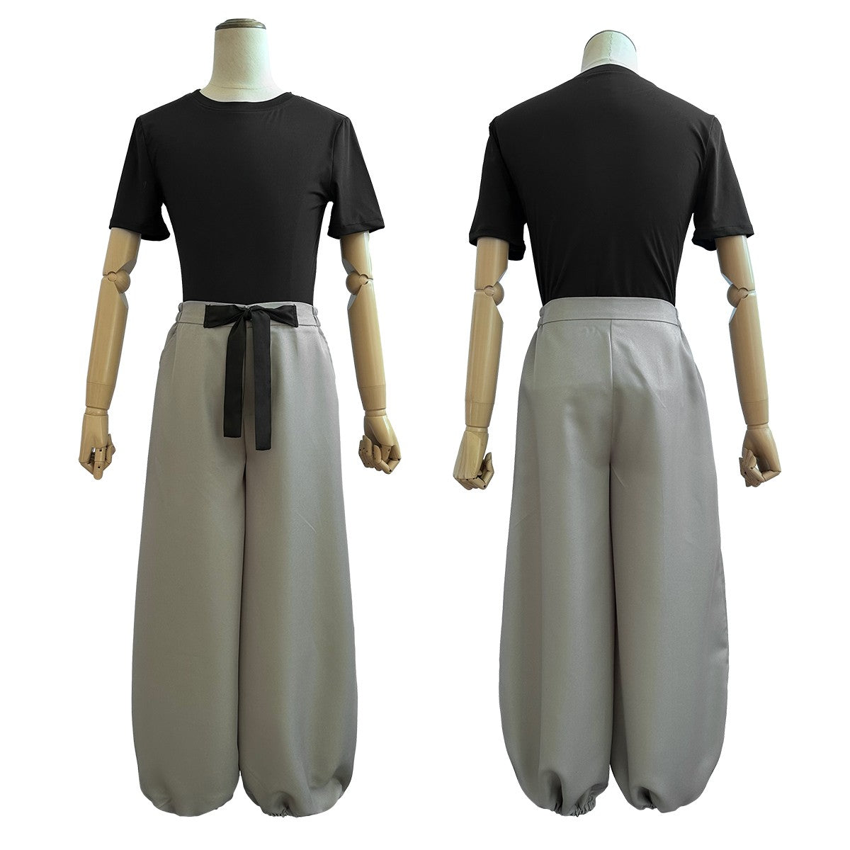 HOLOUN Jujutsu JJK Manga Anime Fushiguro Toji Cosplay Costume Wig T-shirt Pants Rose Net Halloween Christmas Gift