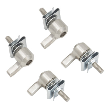 Motorcycle Saddlebag Lever Lock Bolts Nuts Kit Mounting Set 4PCS For Harley For Touring For Breakout For Electra Road Glide