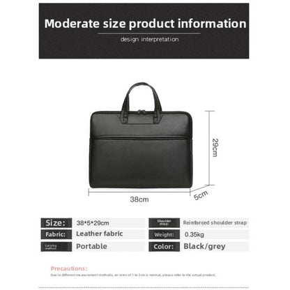 Fashion Men'S Large Capacity Handbag, Briefcase - Adjustable Crossbody Bag And Shoulder Bag With Multiple Compartments