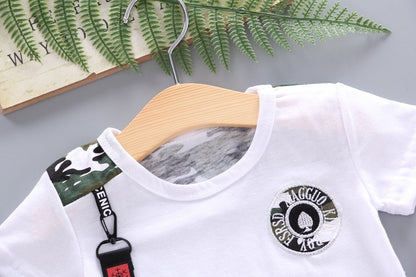 New Summer Baby Girl Clothes Suit Kids Boys Outfits Children T-Shirt Shorts 2Pcs/Sets Toddler Casual Costume Infant Tracksuits