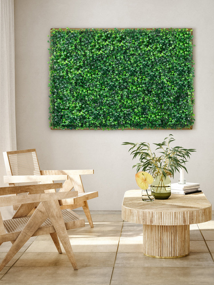 SucceBuy Artificial Boxwood Panel  24pcs 20x20/24x16 in Boxwood Hedge Wall Panels Artificial Grass Backdrop Wall Green Grass