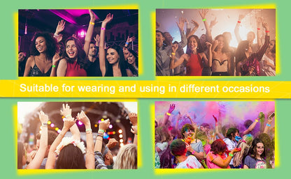 500 VIP Yellow Waterproof Paper Wristbands Lightweight Festival Event Identification Bracelets Party Favors
