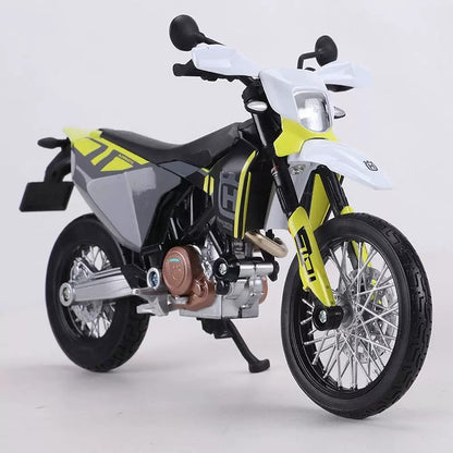 Maisto Escala 1/12 2023 Husqvarna 701 Moto Modelo de Carro de Simulação em Liga Clássicos Presente de Lembrança para Adultos Exposição Estática