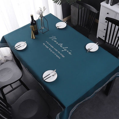 Modern Household Anti-fouling Nordic Tablecloth Rectangular Coffee Table Waterproof And Oil-proof Fabric Tablecloth Mantel Mesa