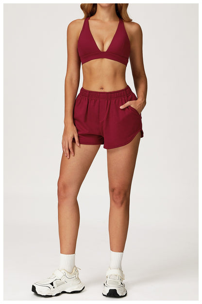 Yoga Shorts Women High Waist Workout Shorts Fitness Push Up Yoga Shorts Fitness Ladies Yoga Gym Running Short Pants Sportswear