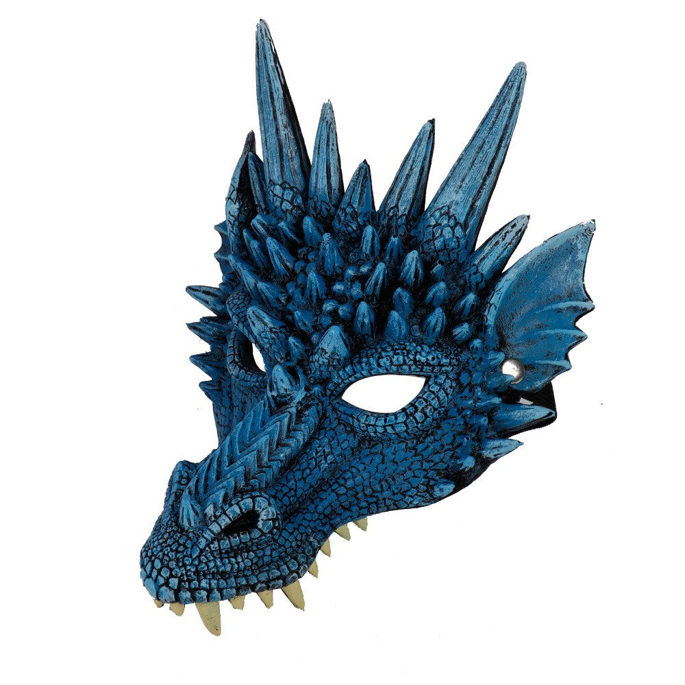 PU Foaming 3D Animal Dragon Mask for Halloween Carnival Party Halloween Dragon Mask Cosplay Dragon Scary Mask Monster Mask