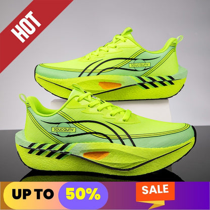 Running Shoes Casual Carbon Board Marathon Men Sports Tenis Air Breathable Women's Comfortable Athletic Nonskid Leisure Sneakers