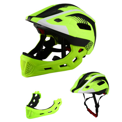 Capacete de bicicleta Lixada infantil destacável de rosto inteiro Capacete infantil esportivo para ciclismo mtb motocicleta skate patins